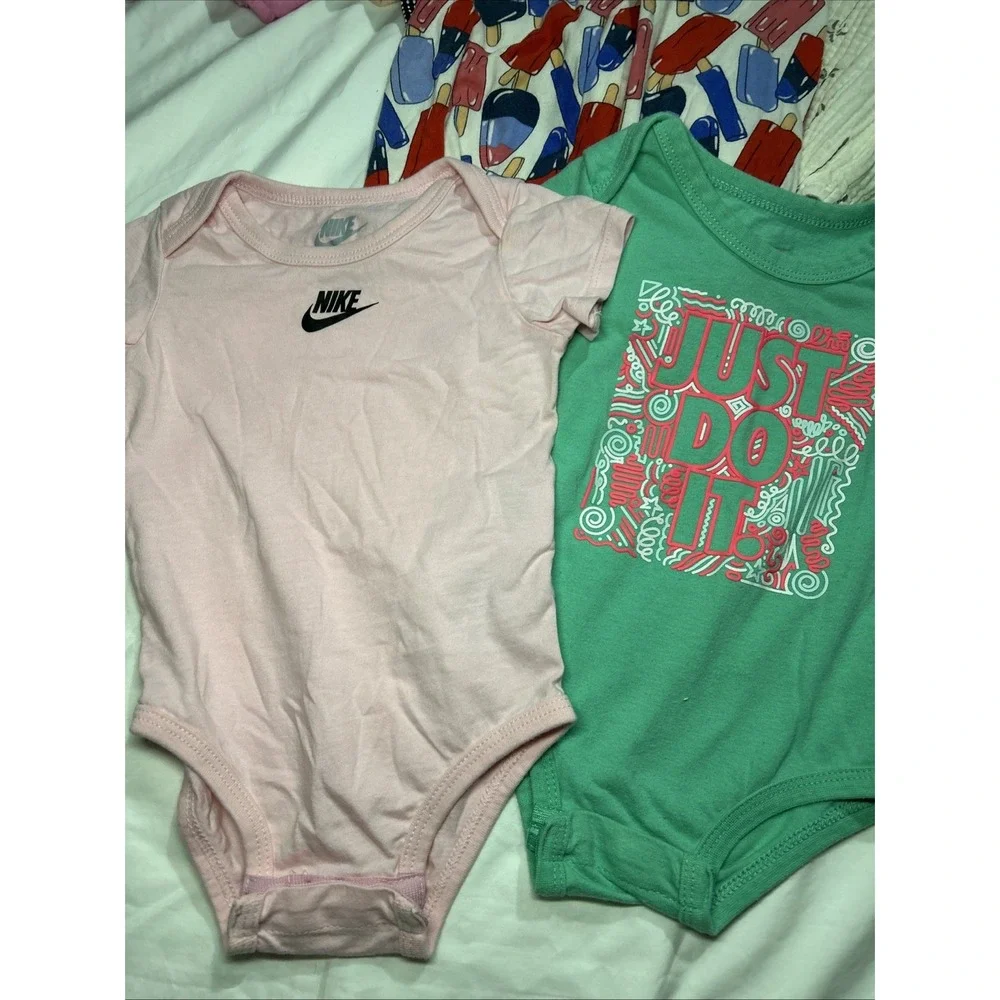 Baby Girl 6-9 Mo Lot Of 15 Summer Little Me Nike Carters Gap Ralph Lauren B146